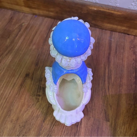 Charming Ceramic Duck Figurine Vintage goose planter approx 8” - Picture 5 of 7